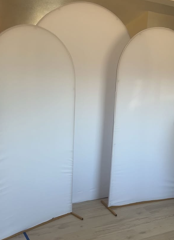 Event Backdrops — 8FT · 7.2FT · 6.6FT — cover set included
